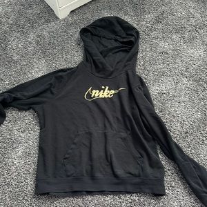 Nike Black Cowl Neck Hoodie